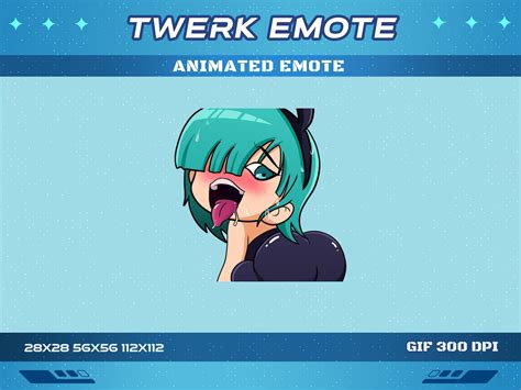 Twerk Sexy Bunny Anime Animated Anime Emote Ass Twerk Sexy Bunny Anime