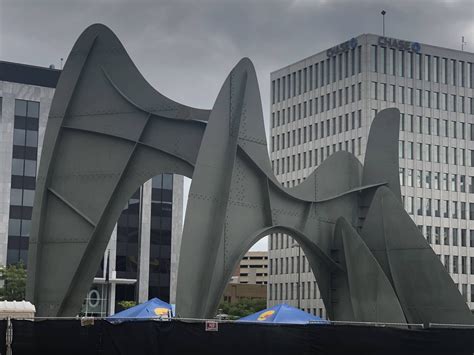 The Calder looks gloomy right now : r/grandrapids