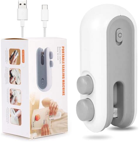 TheBought® Portable Mini Sealing Machine 2 in 1 USB Rechargeable