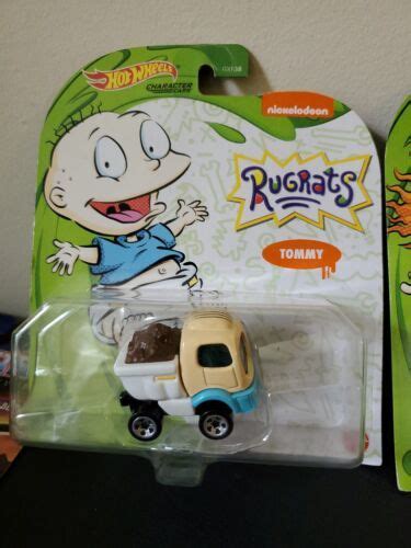 Hot Wheels Nickelodeon Rugrats Character Car Set Tommy Chuckie Reptar
