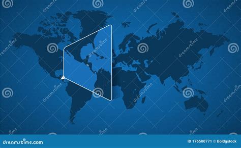 Detailed World Map with Pinned Enlarged Map of El Salvador and ...