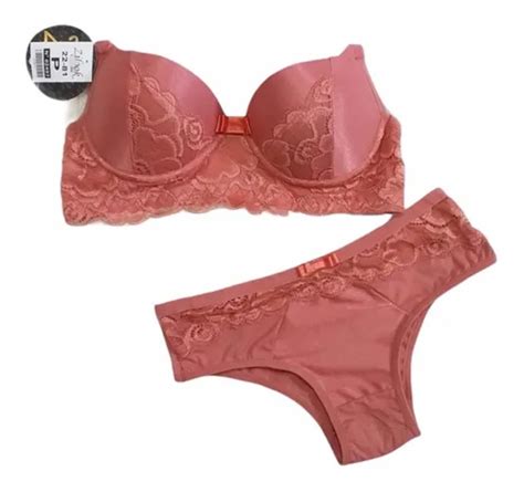 Kit Conjuntos De Lingerie Luxo Zilook E Estilosa P Ao Gg