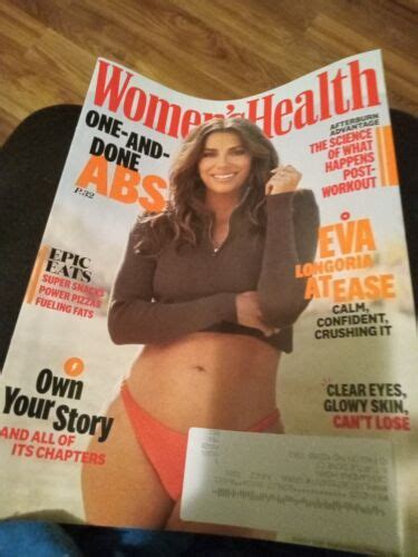 Women’s Health Magazine March 2022 Eva Longoria, Post Workout Science