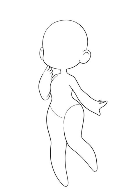 Cute Chibi Drawing Base Cute Chibi Drawing Base Easy To Draw Chibi Base