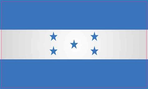 In X In Honduras Flag Sticker Vinyl Vehicle Bumper Flags Decal Stickers