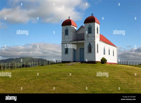 Te Puke Marae Maori Church Raetihi North Island New Zealand Pacific