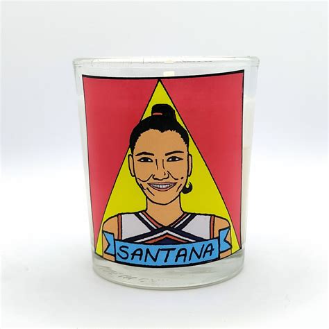 Santana Lopez Glass Votive Candle Lgbtq Altar Candle Etsy