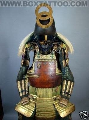 Edo Old Golden Armor Japanese Samurai Kabuto