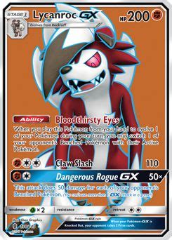 Lycanroc GX 138 145 Guardians Rising Sun Moon Pokemon Trading