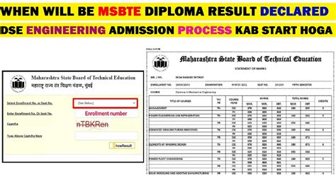 MSBTE Diploma Result Summer 2024 Expected Dates DSE Engineering