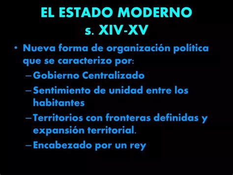 Ppt El Estado Moderno S Xiv Xv Powerpoint Presentation Free