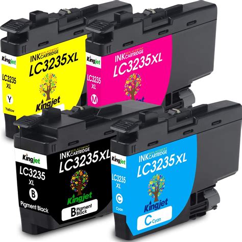 Kingjet Lc Xl Ink Cartridges Replacement For Brother Lc Xl