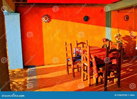 Colorful Mexican Restaurant Stock Photo - Image of colors, hancraft ...