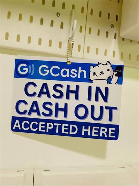 GCASH CASH IN CASH OUT SIGNAGE A5 SINTRA BOARD Lazada PH