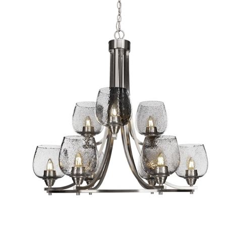 Everly Quinn Light Dimmable Tiered Chandelier Wayfair