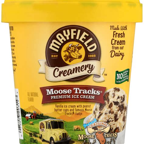 Moose Tracks Ice Cream Pint Mayfield Dairy Farms