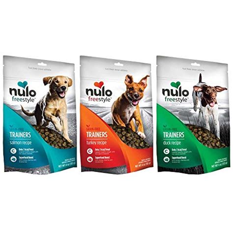 Nulo Puppy & Adult Freestyle Trainers Dog Treats Variety Pack: Healthy Gluten Free Low Calorie ...