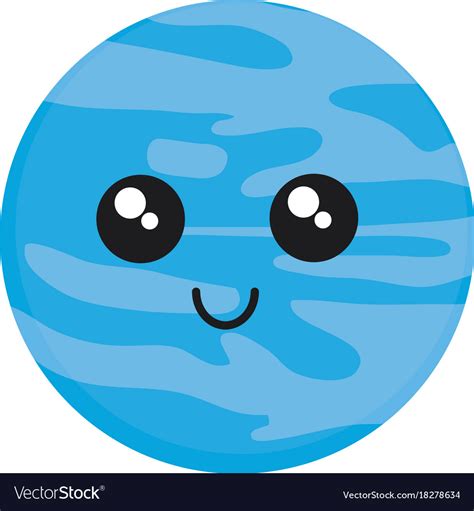 Kawaii Planets Design Royalty Free Vector Image