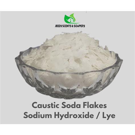 Caustic Soda Flakes Naoh Sodium Hydroxide Lye Shopee Philippines