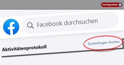 Facebook Deshalb Solltest Du Deinen Suchverlauf L Schen