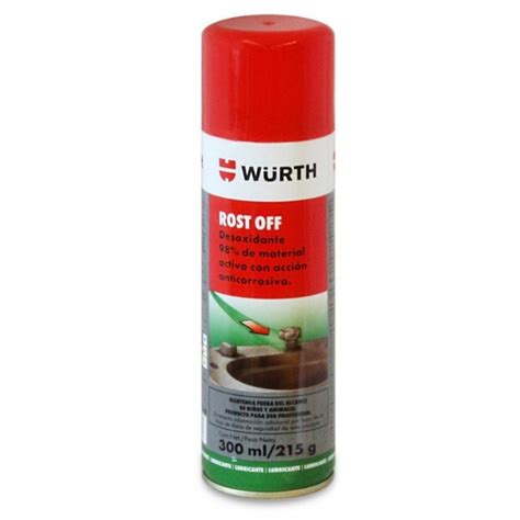 Aflojador Desoxidante WURTH ROST OFF Aerosol 300ml 125g