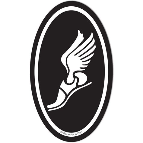 Track And Field Winged Foot Logo Logodix