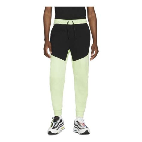 Nike Sportswear Tech Fleece Jogger Pants Lime Ice Black Cu4495 303