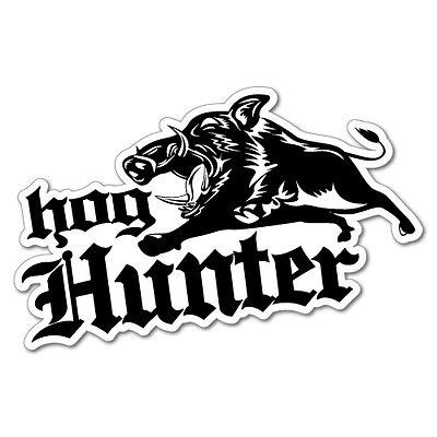 Hog Hunter Sticker Decal Hunting Car X Vinyl Wild K Ebay