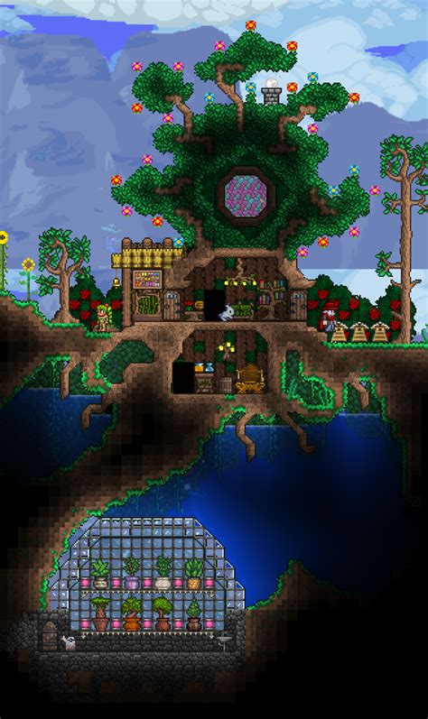 Dryads House With An Apiary And A Secret Greenhouse Made With Chads