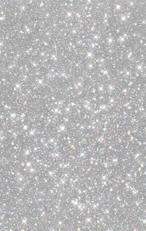 #Glitter Wallpaper: Silver Sparkles on Gray Background