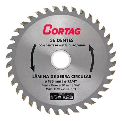 Disco Serra Circular Widea Mm Dentes Cortag Mercadolivre