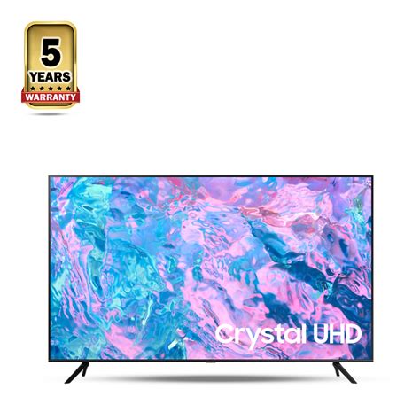 SAMSUNG UA43CU7700 Crystal 4K UHD Smart LED TV - 43 Inch - Black - 4338031