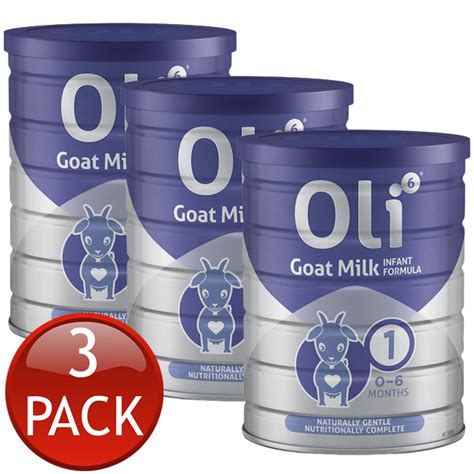 3 X Oli6 Stage 1 Goat Milk Infant Formula Powder 800g Baby 0 6 Months