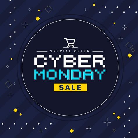 Premium Vector Flat Design Cyber Monday Concept