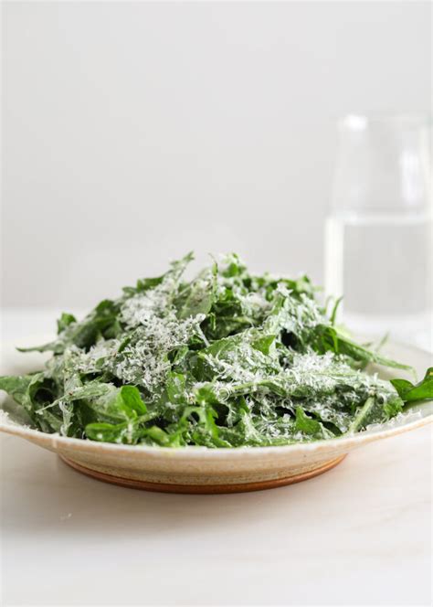 Dandelion Salad with Pecorino and Lemon - Craving California