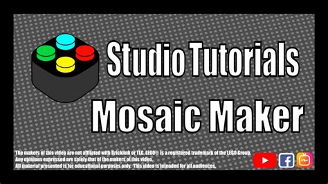 Studio Tutorials Mosaic Maker Turn Your Own Pictures Into Lego Wall