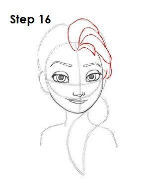 Elsa Drawing Easy Step By Step Hip Binnacle Photographic Exhibit