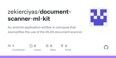 GitHub Zekierciyas Document Scanner Ml Kit An Android Application