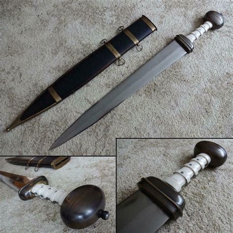 The Roman Legionnaires Gladius Sword And Sheath High Carbon Steel