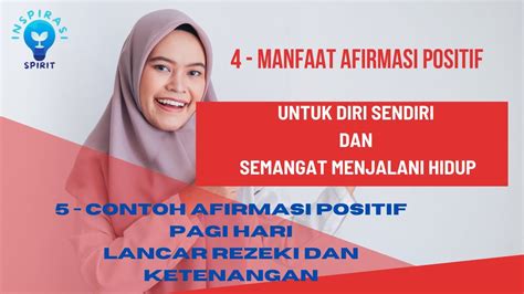 Afirmasi Positif Untuk Diri Sendiri Dan Manfaat Untuksemangat Jalani