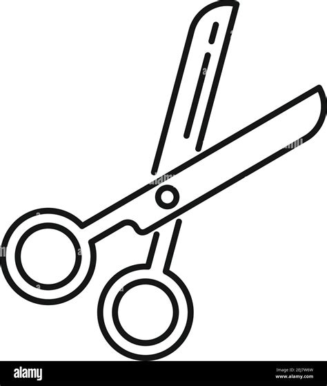 Groomer Cut Scissors Icon Outline Style Stock Vector Image Art Alamy