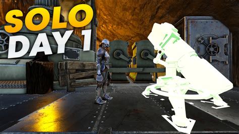 SOLO Claiming My Hidden Rathole On Day 1 ARK YouTube