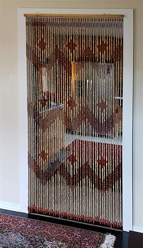 Beadedstring Natural Wood And Bamboo Beaded Curtain Strands High