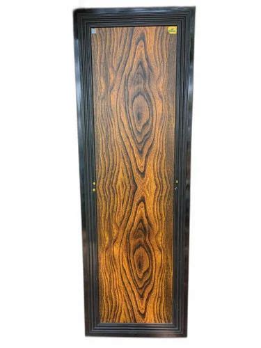 Painted Brown And Black X Feet Pvc Bathroom Door Design Pattern