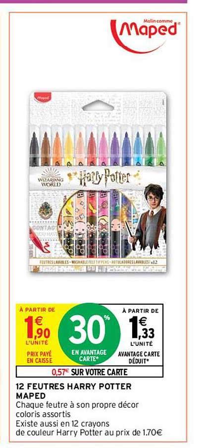 Promo Feutres Harry Potter Maped Chez Intermarch Hyper Icatalogue Fr