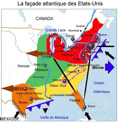 Le Bac S Pour Les Nuls La Fa Ade Atlantique Des Etats Unis G Ographie