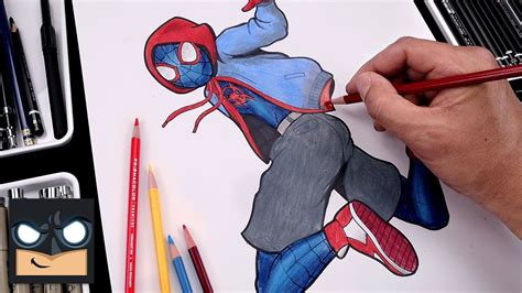 How To Draw Miles Morales Spider Man Draw Color YouTube