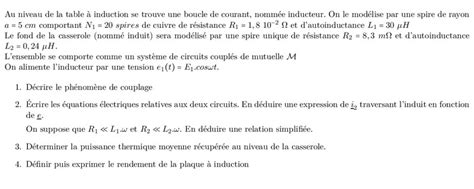 Exercices corrigés Induction et forces de Laplace AlloSchool