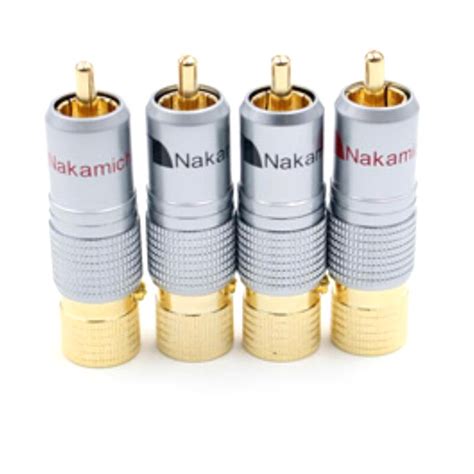 Hifi Enchufe Rca Chapado En Oro De Piezas Y Mm Conector Coaxial