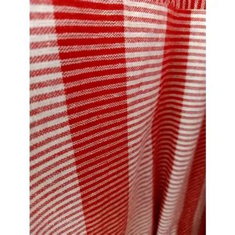 Red And White Rayon Fabric For Kurti Gsm At Rs Meter